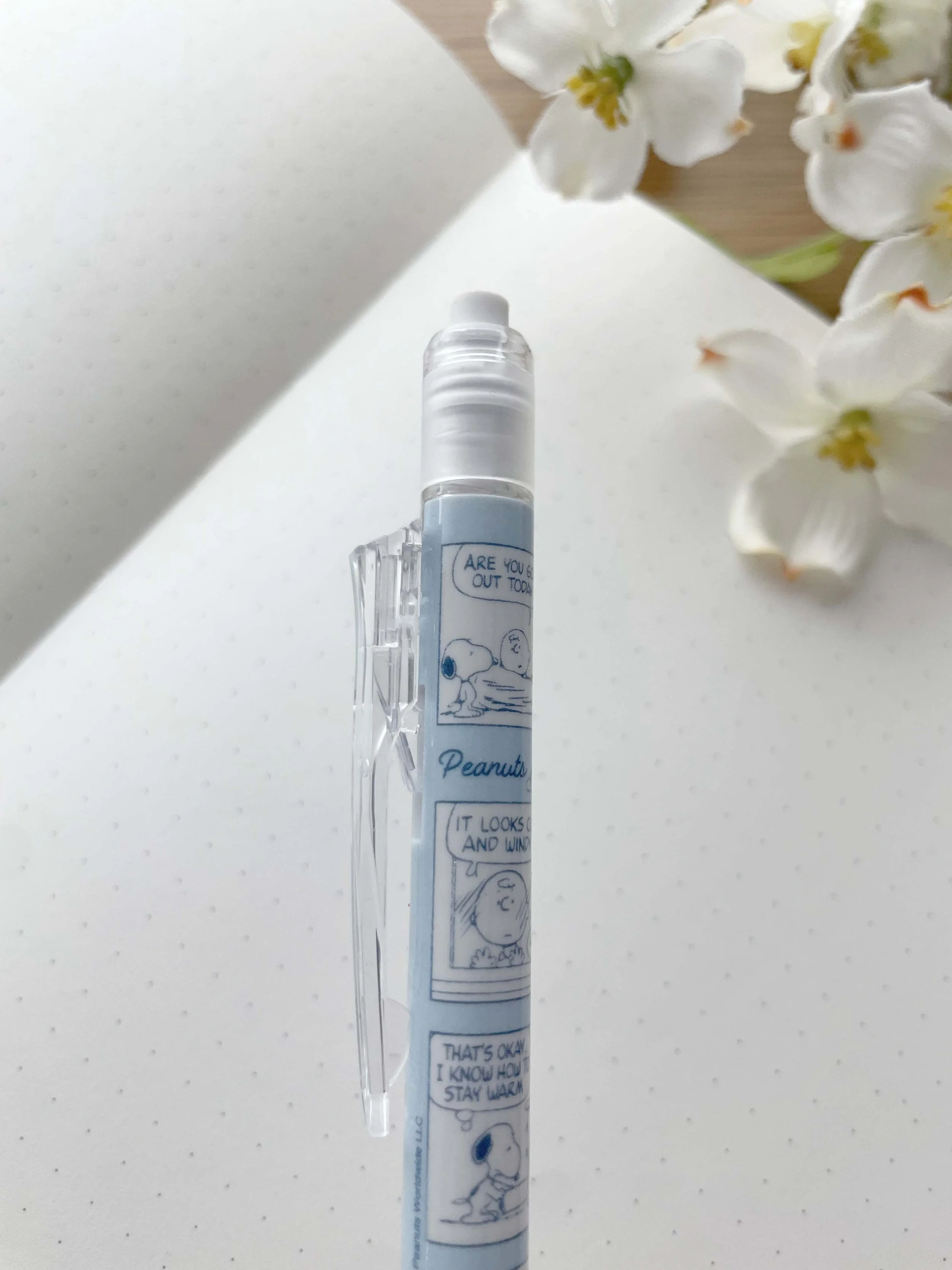 Snoopy MONO Graph Mechanical Pencil 05mm - Snoopy Blue Comic — La